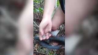 ADK somewhere in nature I cum