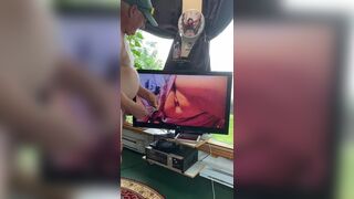 CUMM on Tongue Daddy