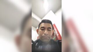 Cute colombian security guard