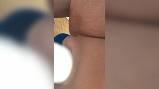 Ian Ford masturbating with my new Vibrator in my tights