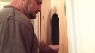 Studly bear gives hot gloryhole action. - 1 image