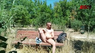 Fully naked in a public park surprise at the end of the video - 13 image