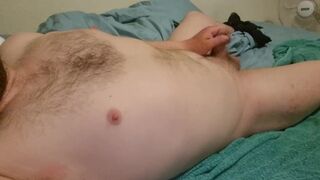 Small dick chubby wanking and teasing - 9 image