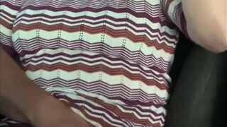 Crossdresser outdoor  horny wank in pantyhose - 9 image