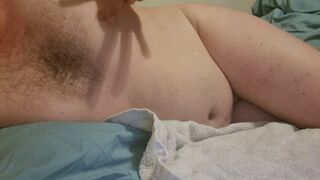 Small dick teasing my little clitty - 1 image