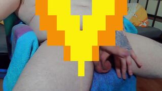 Chubby Big Balls Play and Cum massive - 10 image