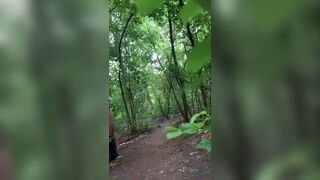 exhibitionists having outdoor fun