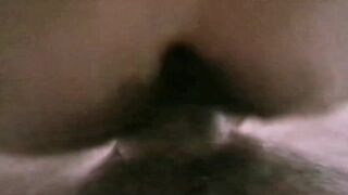 Sloppy gloryhole, fucking and cleaning