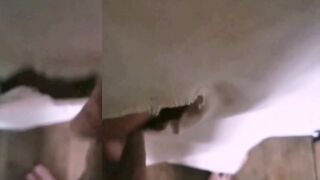 Sloppy gloryhole, fucking and cleaning