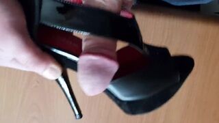 Fucking and cum my wife heels Wojas