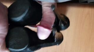 Fucking and cum my wife heels Wojas - 9 image