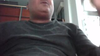 Fat latin daddy cums for the girls