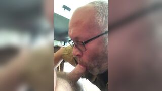 Anonymous Blowjob Ball Sucking CIM With Cum Play and Gulp