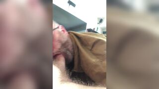 Anonymous Blowjob Ball Sucking CIM With Cum Play and Gulp - 4 image