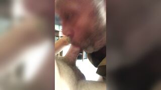 Anonymous Blowjob Ball Sucking CIM With Cum Play and Gulp - 5 image