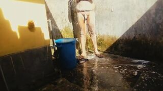 Solo Shower sex and masturbation cum