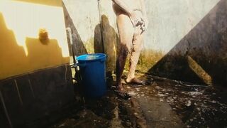 Solo Shower sex and masturbation cum - 2 image