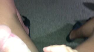 Edging in Sweats and Shorts Ends with Huge Cumshot man - 3 image