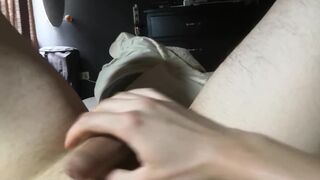 Morning Hot Jerking and Cum