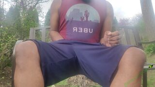 Gay Jamaican Sex Worker Chilling outside getting Lit.