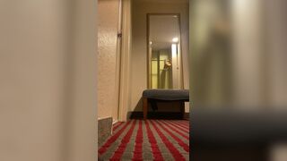 BUSTIN NUT IN HALLWAY