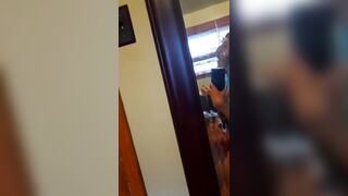 Buddy Sucking me off Mirror Blowjob - 2 image