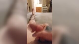 Snowed in alone and Masturbating with Huge Messy Cumshot - 5 image