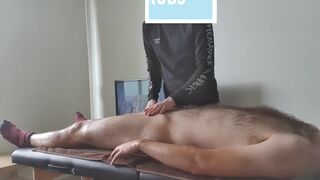 British Hairy Twink Receives first Erotic Massage with - 13 image