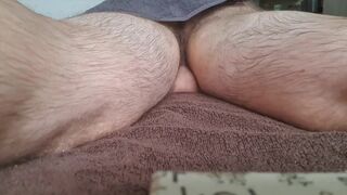 British Hairy Twink Receives first Erotic Massage with - 5 image