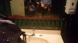 Gay Deepthroat in the Public Bathroom - 2 image