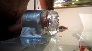 Amateur Guy Slowly Fucking Fleshlight Huge Load - 10 image