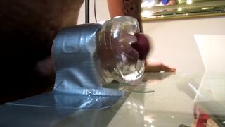 Amateur Guy Slowly Fucking Fleshlight Huge Load - 12 image