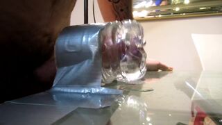 Amateur Guy Slowly Fucking Fleshlight Huge Load - 13 image