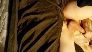 Jacking off with Ass Play and Cumshot