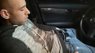 JOHN SPARK Cum in my Car Big Dick