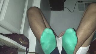 Red Socks and Green Socks PART 1 I Showing Socks and Feet - 8 image