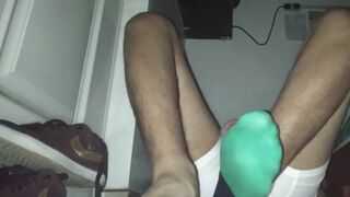 Red Socks and Green Socks PART 1 I Showing Socks and Feet - 9 image