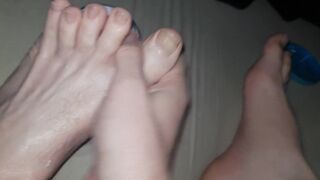 Sexy Daddy Applies Cream to his Feet and Legs (Warning: Foot Fetish) - 3 image