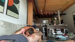 Hunk Sucking Off a Ginger Stud