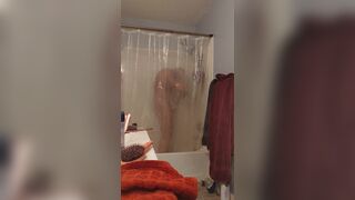 Bi Husband in Thong taking a Shower...