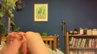 Barely Legal Trap Twink Fucks and Rides BIG Dildo (Part 2) - 11 image