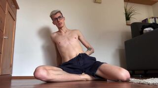 Czech Twink Jerks off and Toys with his Ass - 3 image
