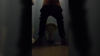Jerking off in the University Bathroom after Class - 3 image