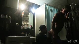 Roommate Fucking a Young Twink in the Bathroom