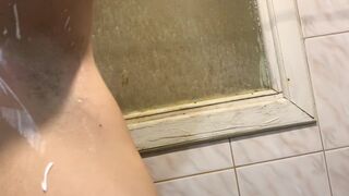 Guy Shaves his Armpits in the Bathroom - 3 image