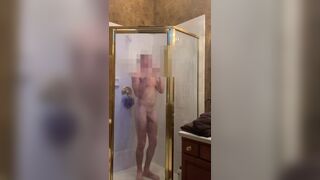 White Twink Caught on HIDDEN Shower Camera - 12 image