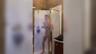 White Twink Caught on HIDDEN Shower Camera - 3 image