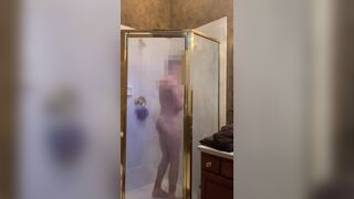 White Twink Caught on HIDDEN Shower Camera - 4 image