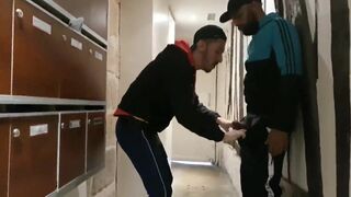 arab scally lad loves to fuck his mate - 2 image