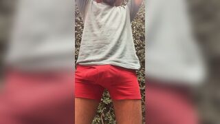 Big Dick Solo Masturbation Nature Real Amateur - 3 image